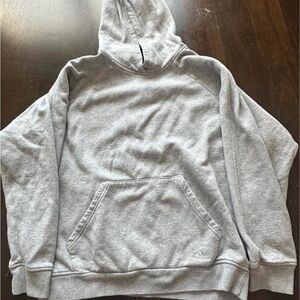 Adidas Gray Oversized Hoodie